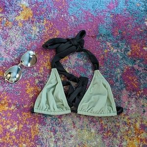 J. Crew bikini top with gift